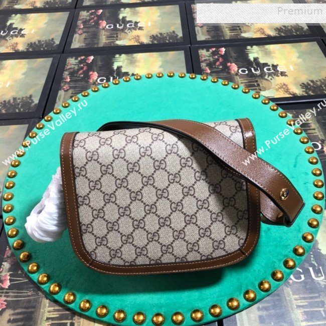 Gucci GG Canvas 1955 Horsebit Mini Shoulder Bag 602205 Brown 2019 (BLWX-9100807)