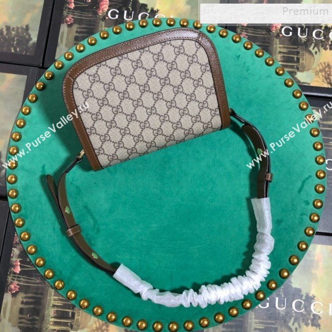 Gucci GG Canvas 1955 Horsebit Mini Shoulder Bag 602205 Brown 2019 (BLWX-9100807)