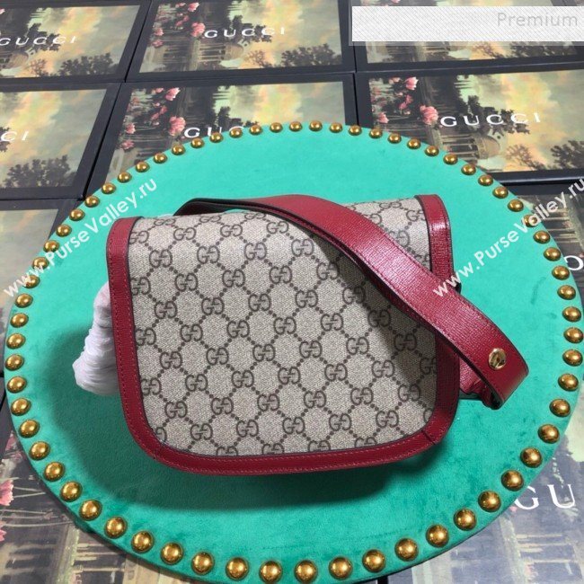 Gucci GG Canvas 1955 Horsebit Mini Shoulder Bag 602205 Red 2019 (BLWX-9100808)