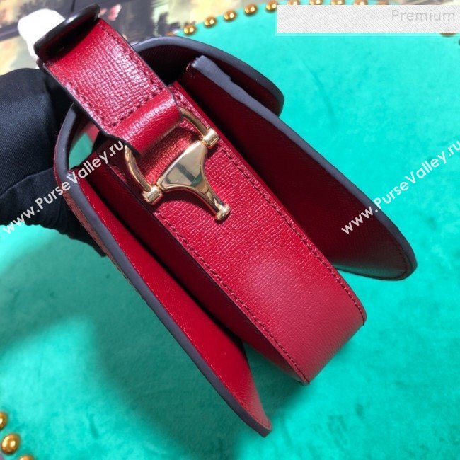 Gucci GG Canvas 1955 Horsebit Mini Shoulder Bag 602205 Red 2019 (BLWX-9100808)