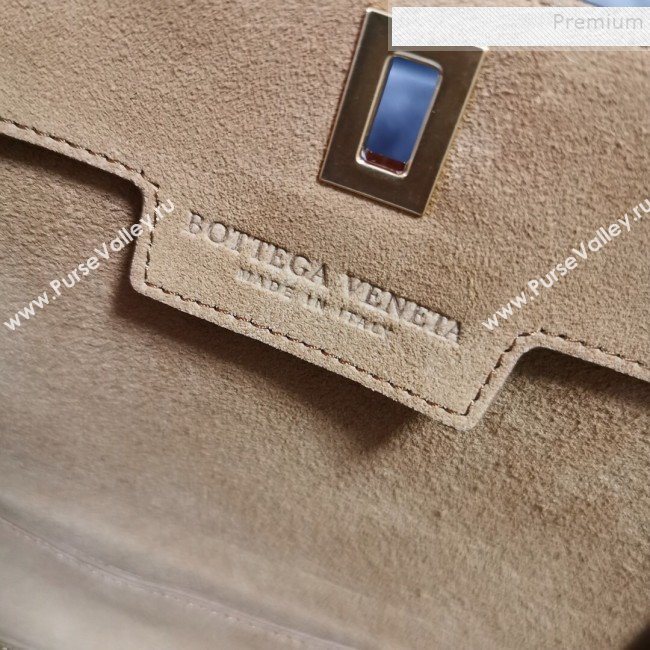 Bottega Veneta Grained Leather Small BV Angle Shoulder Bag Black 2019 (XYD-9100817)