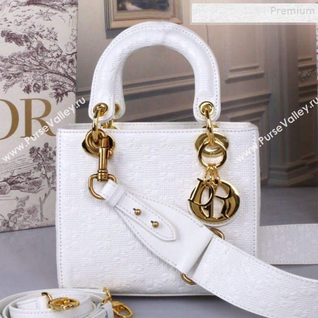 Dior Lady Dior Small Bag in Ultra Matte Embossed Calfskin Black 2019 (BINF-9100912)