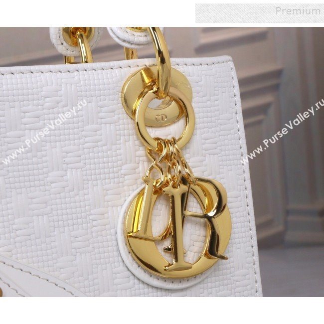 Dior Lady Dior Small Bag in Ultra Matte Embossed Calfskin Black 2019 (BINF-9100912)