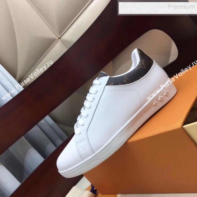 Louis Vuitton Luxembourg Monogram Canvas and Leather Sneakers 2019 (For Women and Men) (MD-9101115)
