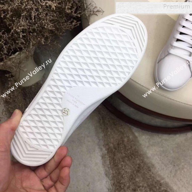 Louis Vuitton Luxembourg Monogram Canvas and Leather Sneakers 2019 (For Women and Men) (MD-9101115)