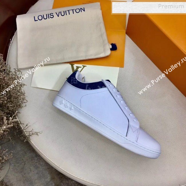 Louis Vuitton Luxembourg Monogram Fabric and Leather Sneakers 2019 (For Women and Men) (MD-9101118)