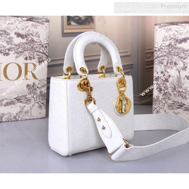 Dior Lady Dior Small Bag in Ultra Matte Embossed Calfskin Black 2019 (BINF-9100912)