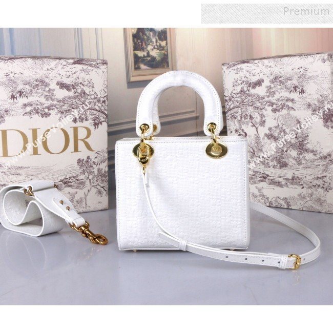 Dior Lady Dior Small Bag in Ultra Matte Embossed Calfskin Black 2019 (BINF-9100912)