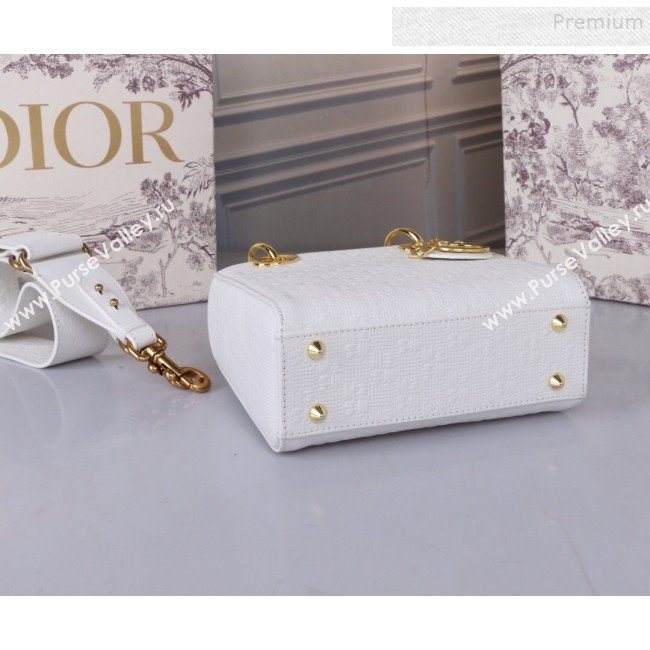 Dior Lady Dior Small Bag in Ultra Matte Embossed Calfskin Black 2019 (BINF-9100912)