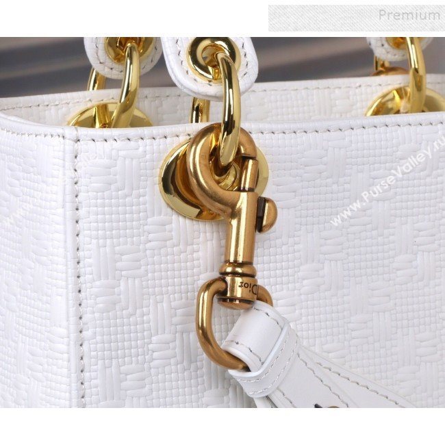 Dior Lady Dior Small Bag in Ultra Matte Embossed Calfskin Black 2019 (BINF-9100912)