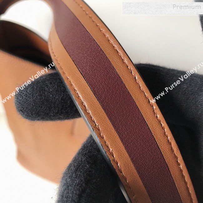 Valentino VSling Grainy Calfskin Hobo Shoulder Bag Brown 2019 (JJ3-9100922)