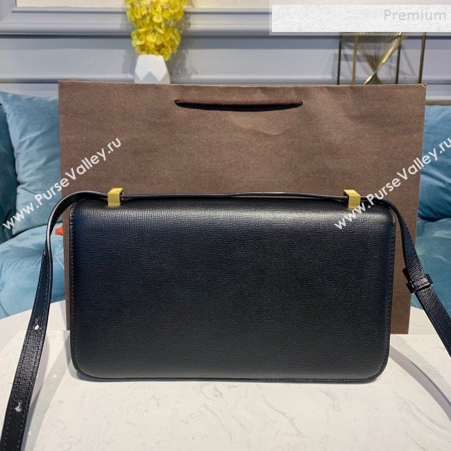 Bottega Veneta Medium Grained Calfskin BV Classic Ronde Shoulder Bag Black 2019 (MISU-9101014)