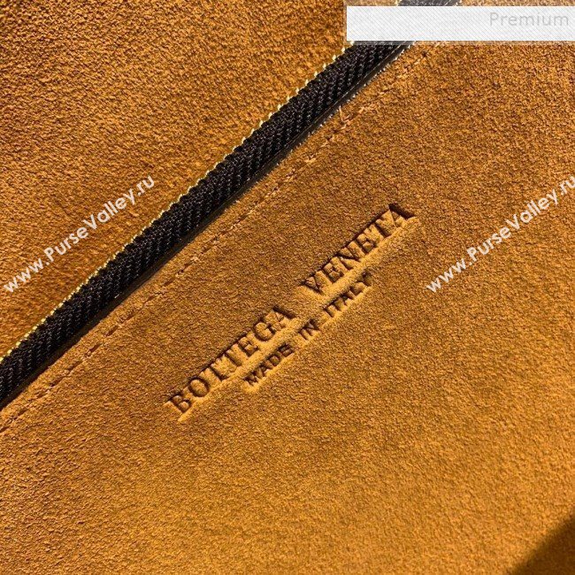 Bottega Veneta Medium Grained Calfskin BV Classic Ronde Shoulder Bag Black 2019 (MISU-9101014)