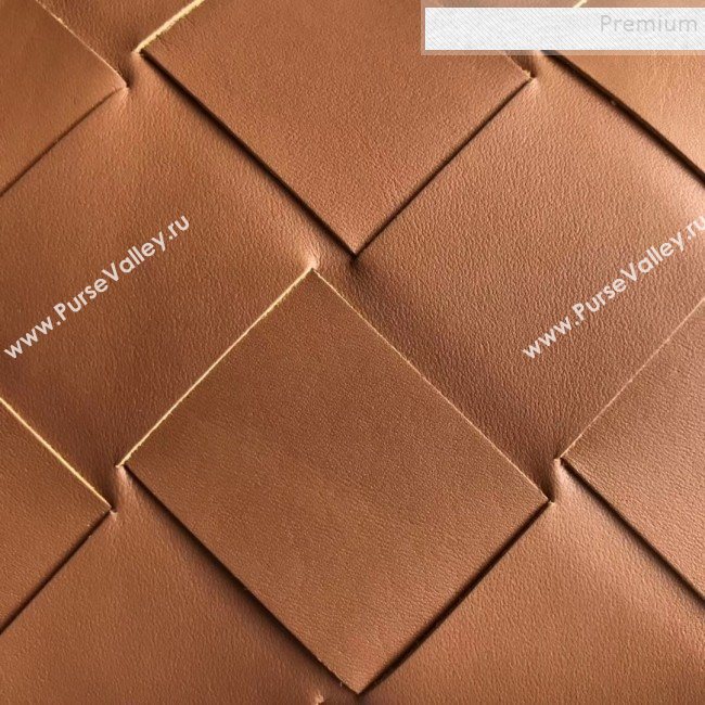 Bottega Veneta Maxi Woven Long Zipped Wallet Brown 2019 (MISU-9101021)