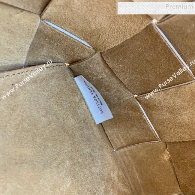 Bottega Veneta Medium Tote Bag in Maxi Woven Leather White 2019 (WEIP-9101023)