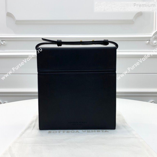 Bottega Veneta Daisey Box Bag in Smooth Calfskin Black 2019 (WEIP-9101029)