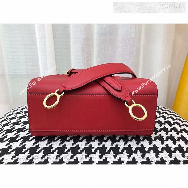 Fendi Iconic Mini Striped Lining Bag Red 2019 (AFEI-9122302)