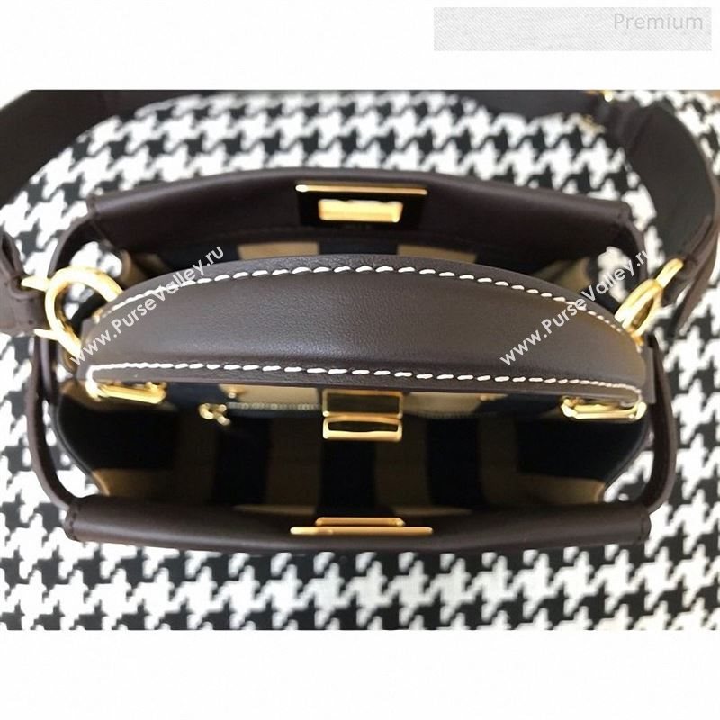 Fendi Iconic Mini Striped Lining Bag Brown 2019 (AFEI-9122304)