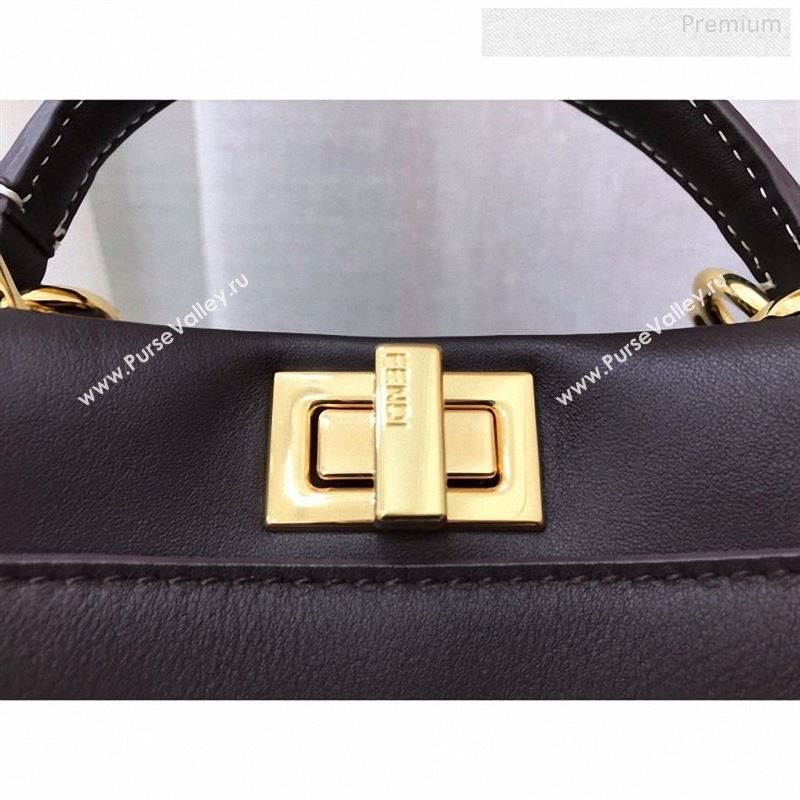 Fendi Iconic Mini Striped Lining Bag Brown 2019 (AFEI-9122304)