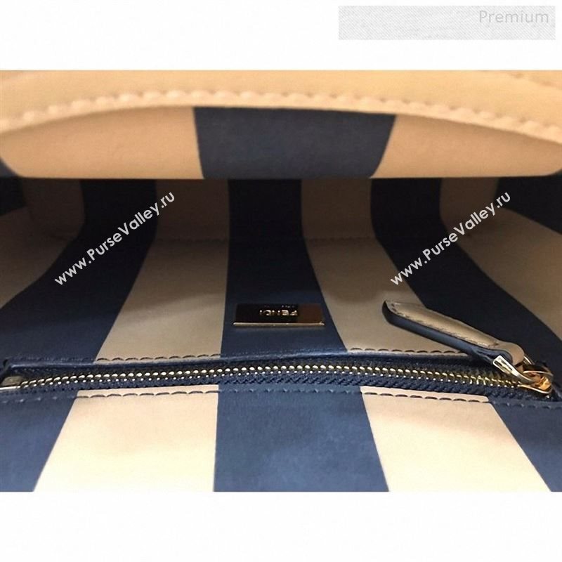 Fendi Iconic Mini Striped Lining Bag Beige 2019 (AFEI-9122303)