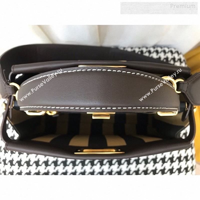 Fendi Iconic Medium Striped Lining Bag Brown 2019 (AFEI-9122307)