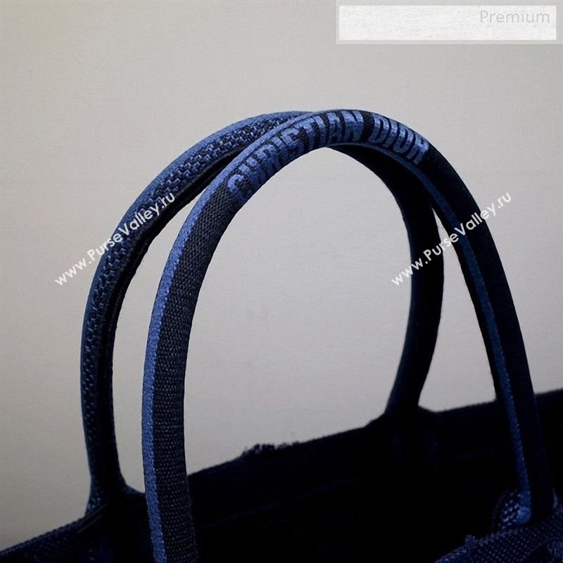 Dior Book Tote Camouflage Embroidered Canvas Bag Blue 2019 (BF-9122309)