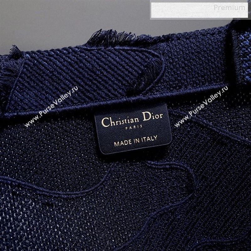 Dior Book Tote Camouflage Embroidered Canvas Bag Blue 2019 (BF-9122309)