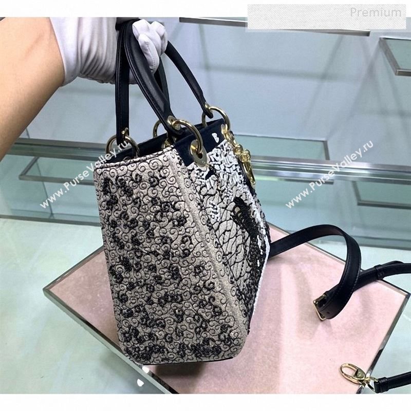 Dior Fortune Lady Dior Medium Bag in Tarot Beaded Canvas 2019 (BF-9122310)