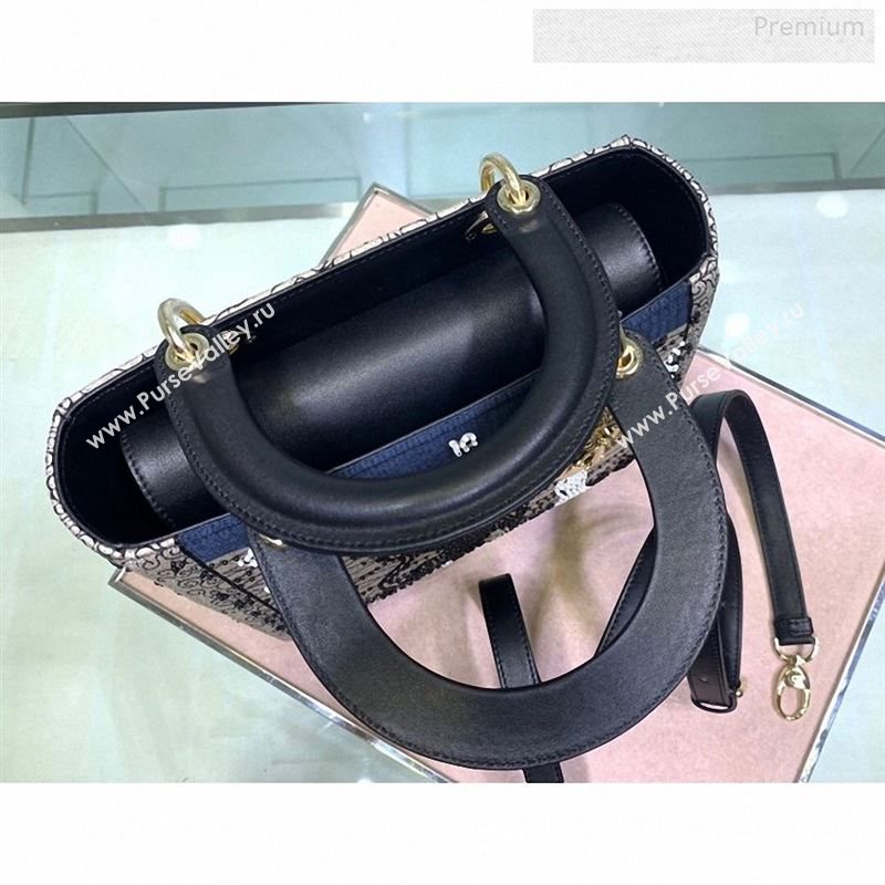 Dior Fortune Lady Dior Medium Bag in Tarot Beaded Canvas 2019 (BF-9122310)