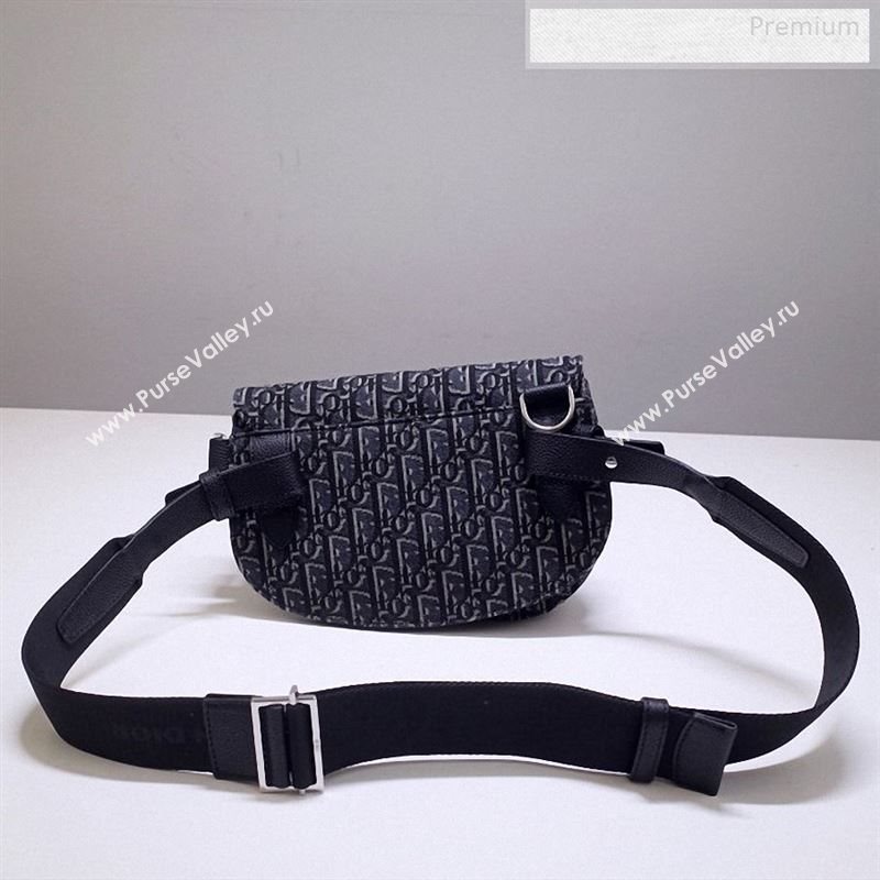 Dior Mens Blue Oblique Canvas Saddle Pocket Messenger Bag 2020 (BF-9122311)