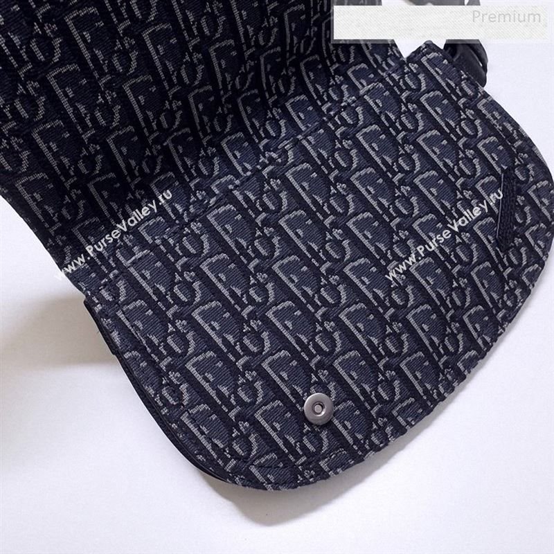 Dior Mens Blue Oblique Canvas Saddle Pocket Messenger Bag 2020 (BF-9122311)