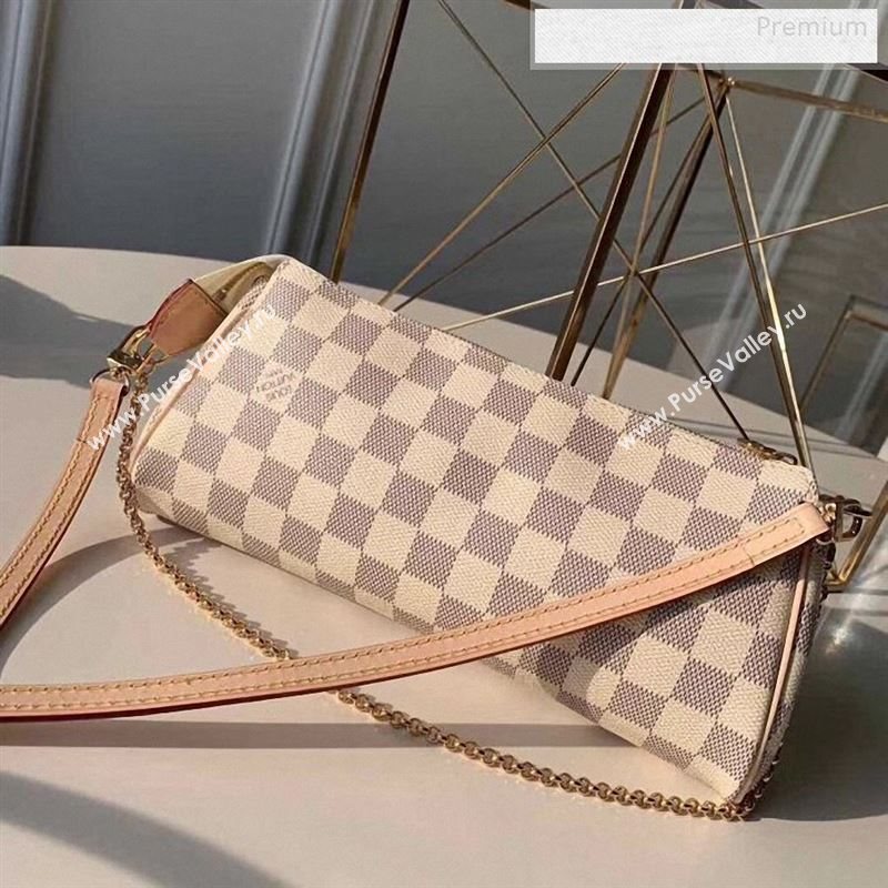Louis Vuitton Eva Damier Azur Canvas Crossbody Bag M55214 (KI-9122438)