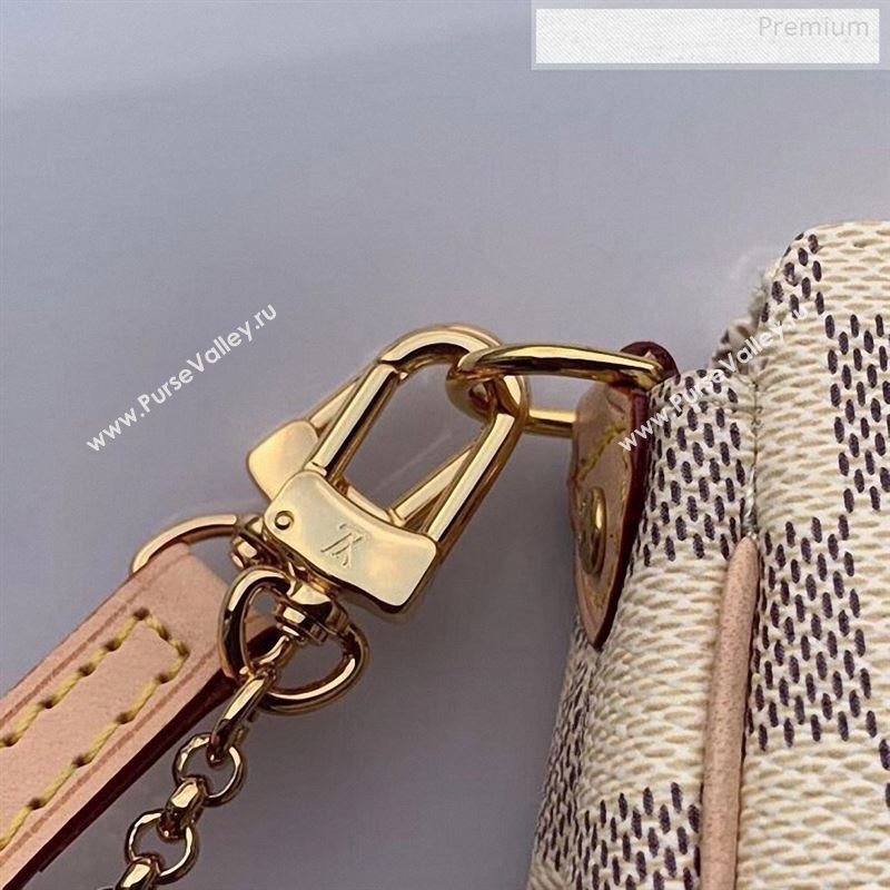 Louis Vuitton Eva Damier Azur Canvas Crossbody Bag M55214 (KI-9122438)