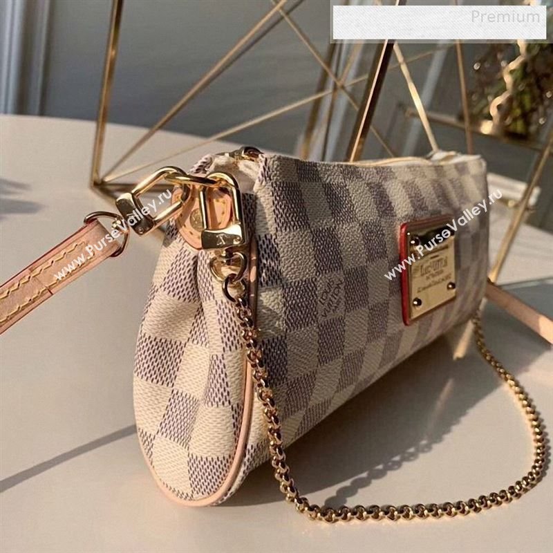 Louis Vuitton Eva Damier Azur Canvas Crossbody Bag M55214 (KI-9122438)