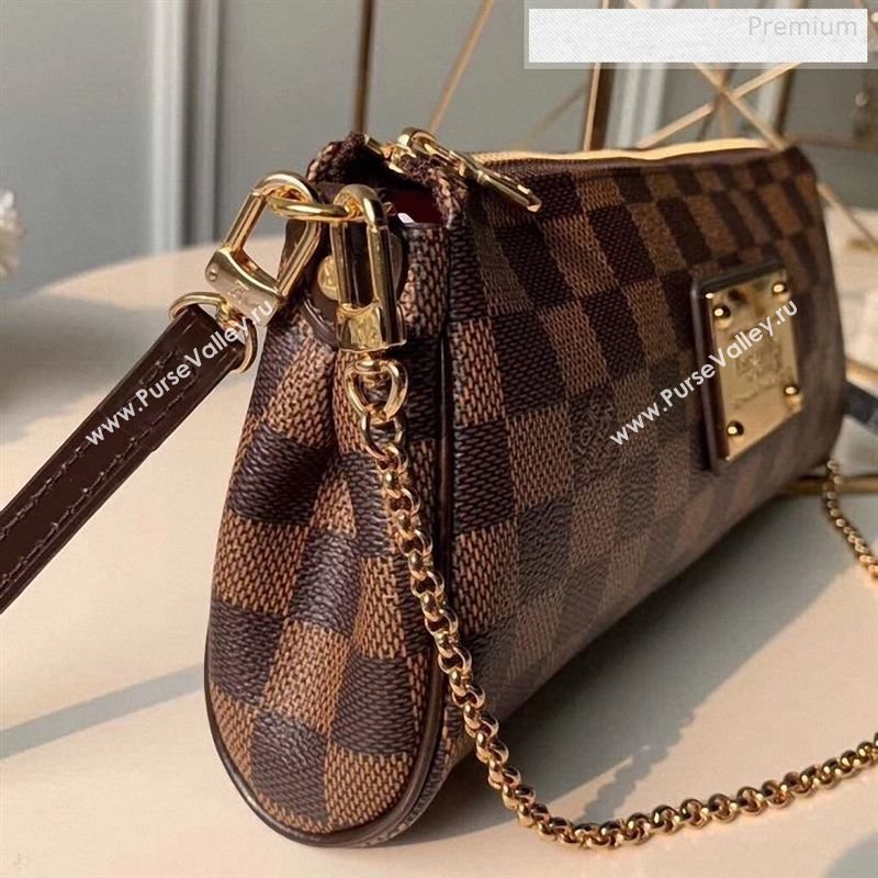 Louis Vuitton Eva Damier Ebene Canvas Crossbody Bag M55213 (KI-9122437)