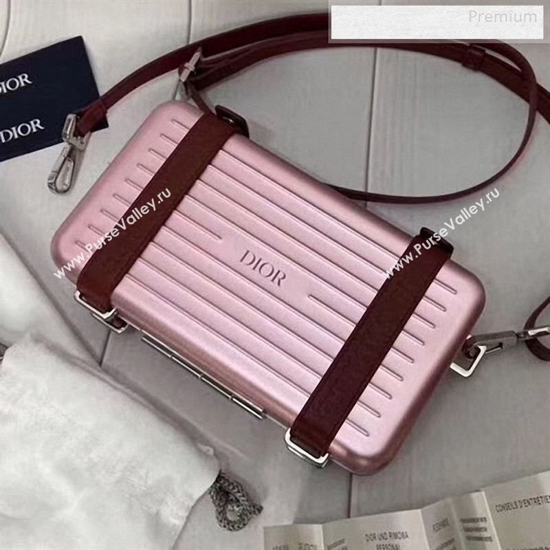 Dior x Rimowa Travel Clutch/Crossbody Bag Pink 2020 (BF-9122505)