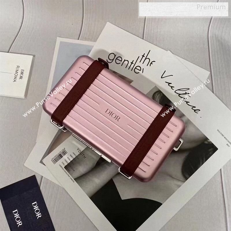 Dior x Rimowa Travel Clutch/Crossbody Bag Pink 2020 (BF-9122505)
