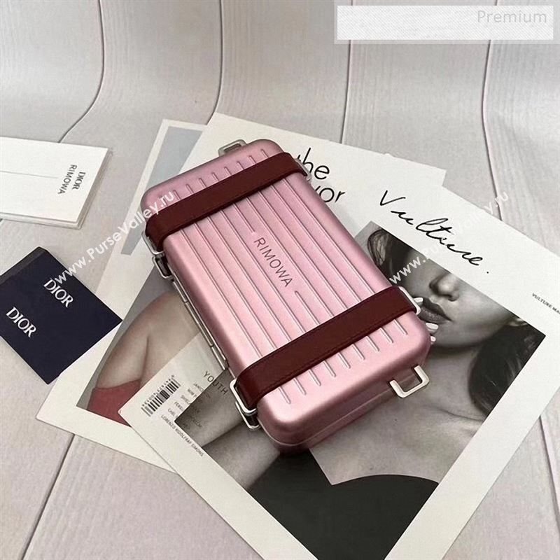 Dior x Rimowa Travel Clutch/Crossbody Bag Pink 2020 (BF-9122505)