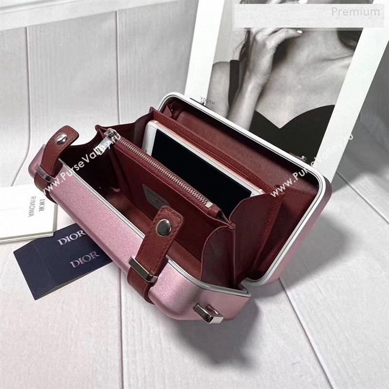 Dior x Rimowa Travel Clutch/Crossbody Bag Pink 2020 (BF-9122505)