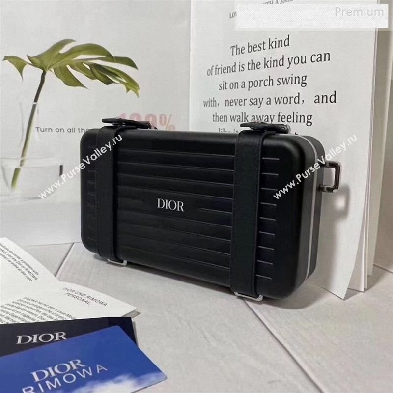 Dior x Rimowa Travel Clutch/Crossbody Bag Black 2020 (BF-9122506)