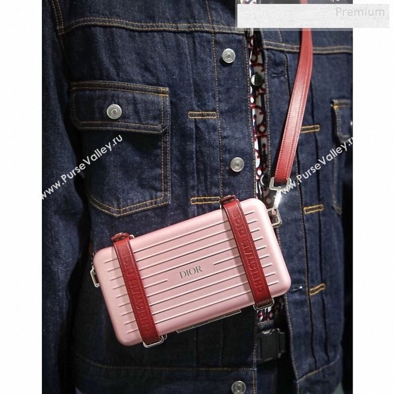 Dior x Rimowa Travel Clutch/Crossbody Bag Pink 2020 (BF-9122505)