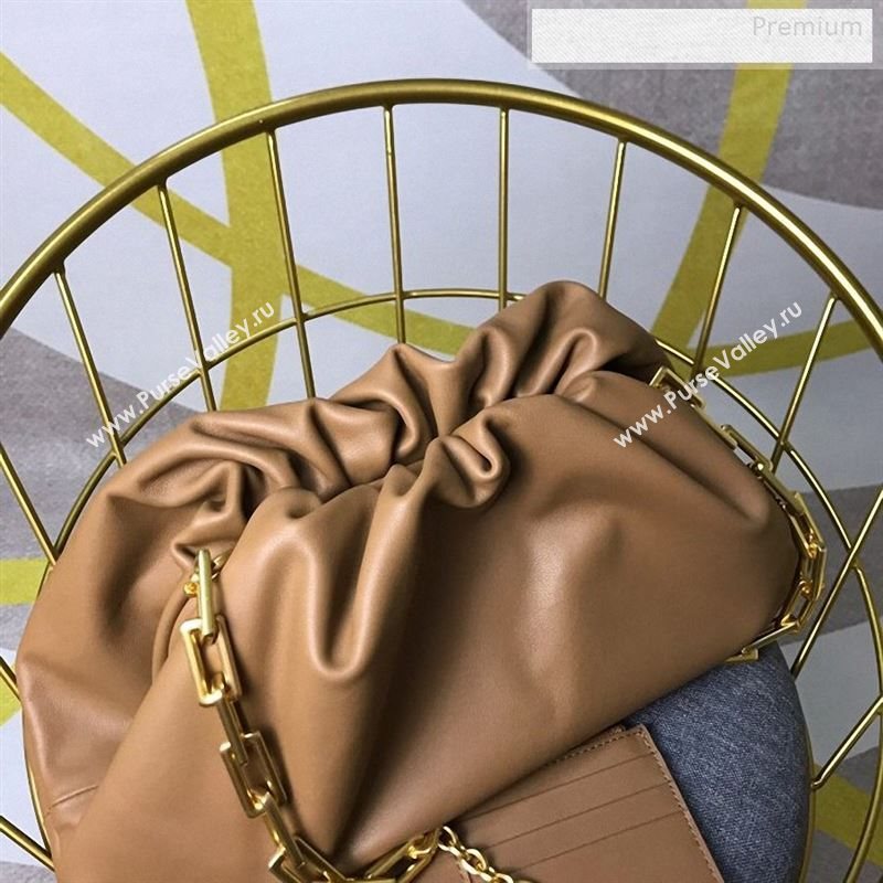 Bottega Veneta Large The Pouch Chain Shoulder Bag Brown 2019 (MS-9122507)