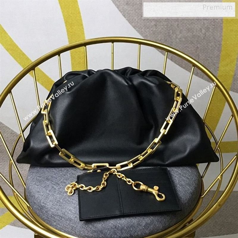 Bottega Veneta Large The Pouch Chain Shoulder Bag Black 2019 (MS-9122508)