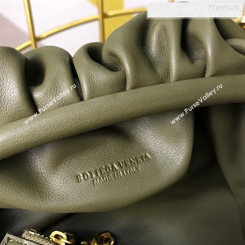 Bottega Veneta Large The Pouch Chain Shoulder Bag Green 2019 (MS-9122512)