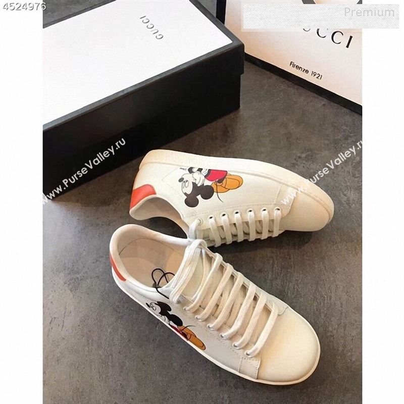 Gucci Ace Sneakers with Mouse White 2020 (For Women and Men) (EM-9122602)
