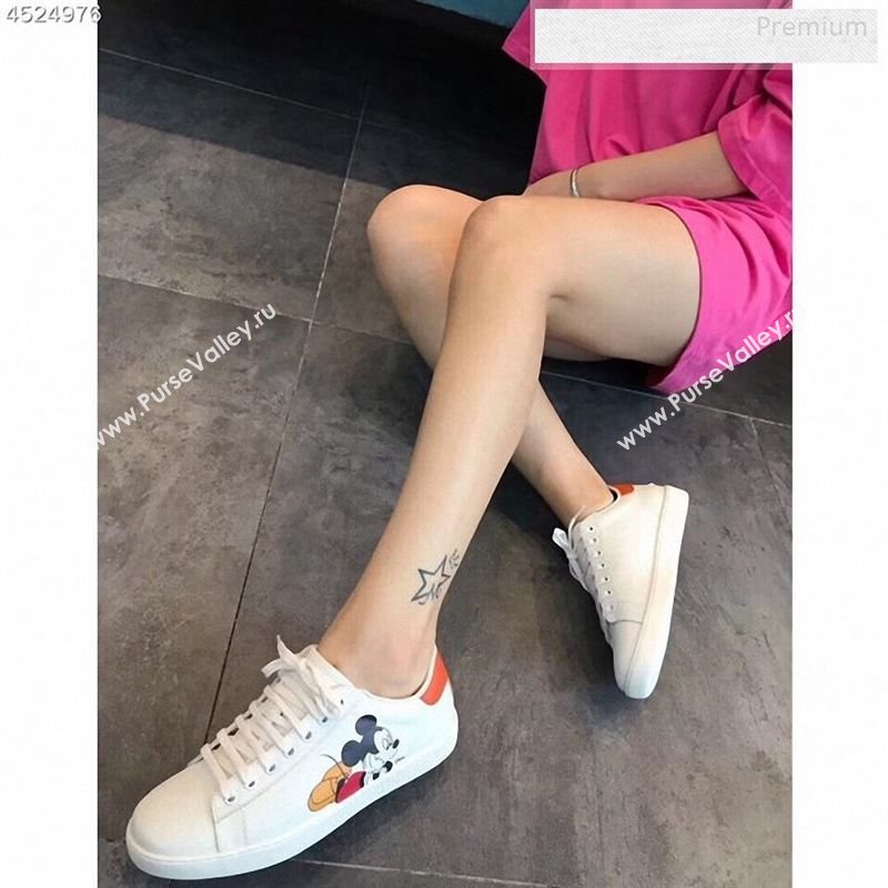 Gucci Ace Sneakers with Mouse White 2020 (For Women and Men) (EM-9122602)