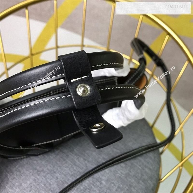 Bottega Veneta Arco Mini Bag in Smooth Maxi Woven Calfskin Black 2019 (MS-9122327)