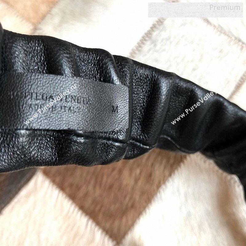 Bottega Veneta Lambskin Belt 40mm with Saddle Buckle Black 2019 (MS-9122329)