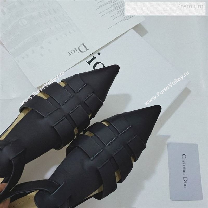 Dior Sauvage Calfskin Strap Pumps Black 2019 (DLY-9122341)