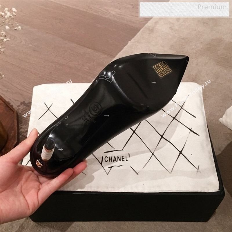 Chanel Lambskin Pearl Heel Pumps G35534 Black 2020 (KL-9122730)